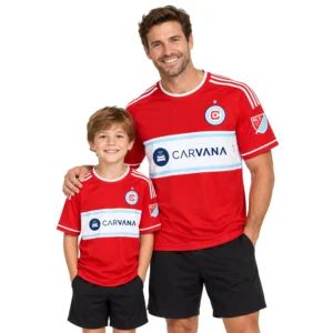 Kids Chicago Fire Home Jersey Custom Special Merch Sport