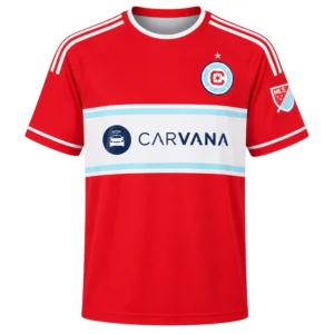Kids Chicago Fire Home Jersey Custom Special Merch Sport