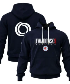 Kids Lewandowski Chicago Fire Navy Hoodie Elite Fanwear