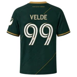 Kristoffer Velde Portland Timbers Jersey Exclusive Green Gold