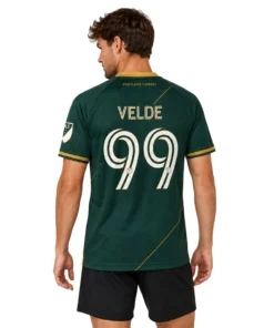 Kristoffer Velde Portland Timbers Jersey Exclusive Green Gold