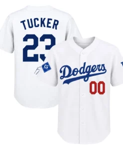 LA Dodgers Kyle Tucker Signature Jersey Captivating Style