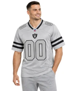Las Vegas Raiders Gray Jersey 2026 Custom Dynamic NFL Style