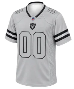 Las Vegas Raiders Gray Jersey 2026 Custom Dynamic NFL Style