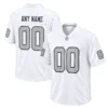 Las Vegas Raiders White Jersey Custom Player Vibrant NFL game day