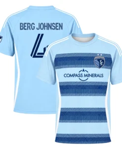 Lasse Berg Johnsen SKC Jersey Bold Light Blue