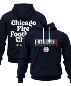 Lewandowski Chicago Fire Navy Hoodie Elite Fanwear