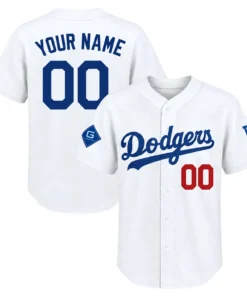 Los Angeles Dodgers White Jersey Custom Captivating Fan Look