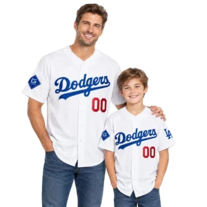 Los Angeles Dodgers White Jersey Custom Captivating Fan Look