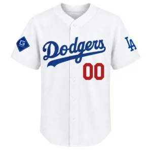 Los Angeles Dodgers White Jersey Custom Captivating Fan Look