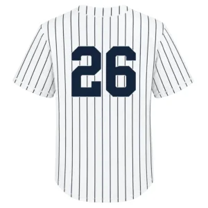 Luis Garcia Jr. Yankees Jersey Bold White Home Style 2026