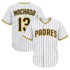 Manny Machado White Jersey 2026 Bold San Diego Padres Baseball