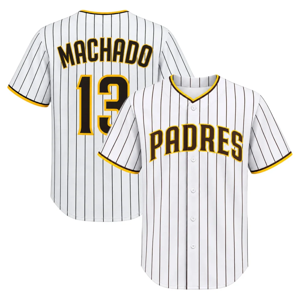 Manny Machado White Jersey 2026 Bold San Diego Padres Baseball