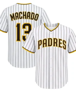 Manny Machado White Jersey 2026 Bold San Diego Padres Baseball