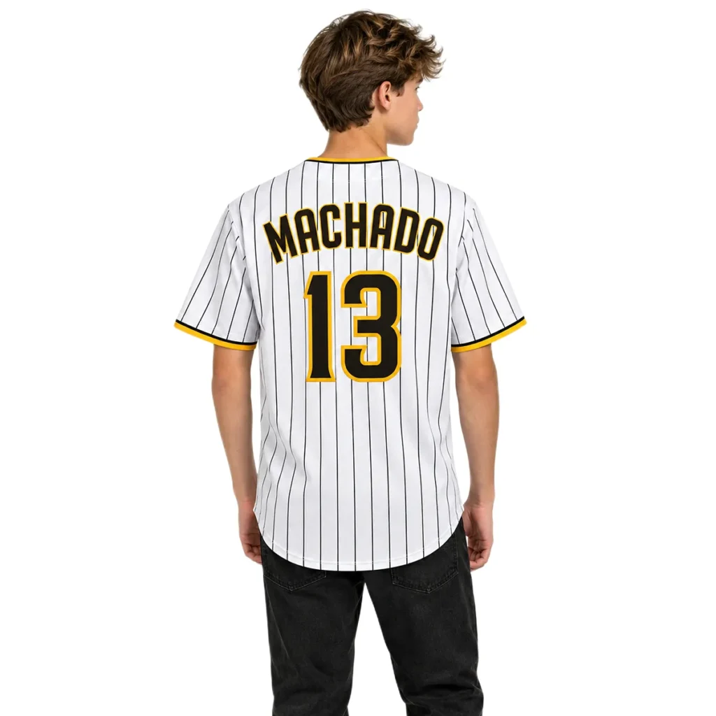 Manny Machado White Jersey 2026 Bold San Diego Padres Baseball