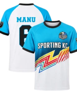 Manu Garcia Sporting Kansas City Jersey Remarkable White Retro