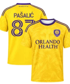 Marco Pasalic Orlando City Jersey Special Gold Fan Shirt