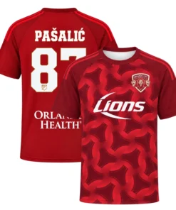 Marco Pasalic Orlando City SC Jersey Bold Red Archive