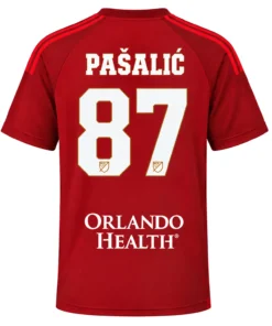 Marco Pasalic Orlando City SC Jersey Bold Red Archive