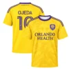 Martin Ojeda Orlando City Jersey Vibrant Yellow Soccer Shirt