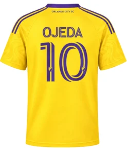 Martin Ojeda Orlando City Jersey Vibrant Yellow Soccer Shirt