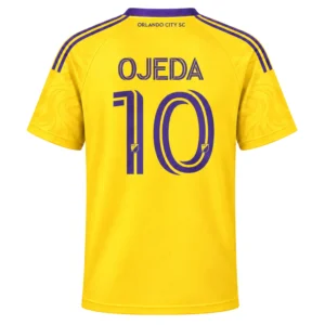 Martin Ojeda Orlando City Jersey Vibrant Yellow Soccer Shirt