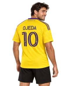 Martin Ojeda Orlando City Jersey Vibrant Yellow Soccer Shirt