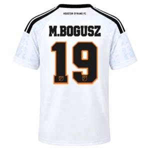 Mateusz Bogusz Houston Dynamo Jersey Stunning Retro White