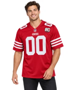 Men's 49ers 80th Anniversary Jersey Stunning Alternate Style