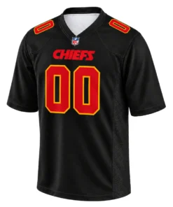 Men's Black Kansas City Chiefs Jersey Game Day Attractive