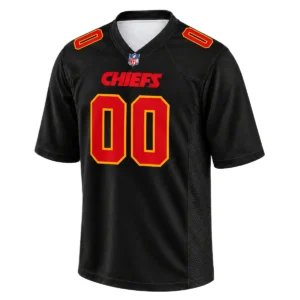 Men's Black Kansas City Chiefs Jersey Game Day Attractive