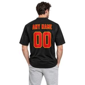 Men's Black Kansas City Chiefs Jersey Game Day Attractive