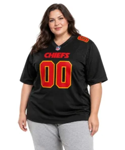 Men's Black Kansas City Chiefs Jersey Game Day Attractive