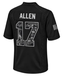 Men's Buffalo Bills Josh Allen Jersey Bold Black 2026 Salute to Service