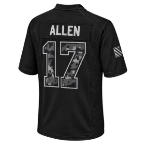 Men's Buffalo Bills Josh Allen Jersey Bold Black 2026 Salute to Service