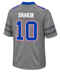 Men's Buffalo Bills Khalil Shakir Jersey Powerful Gray Look
