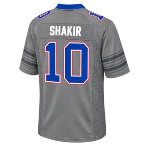 Men's Buffalo Bills Khalil Shakir Jersey Powerful Gray Look