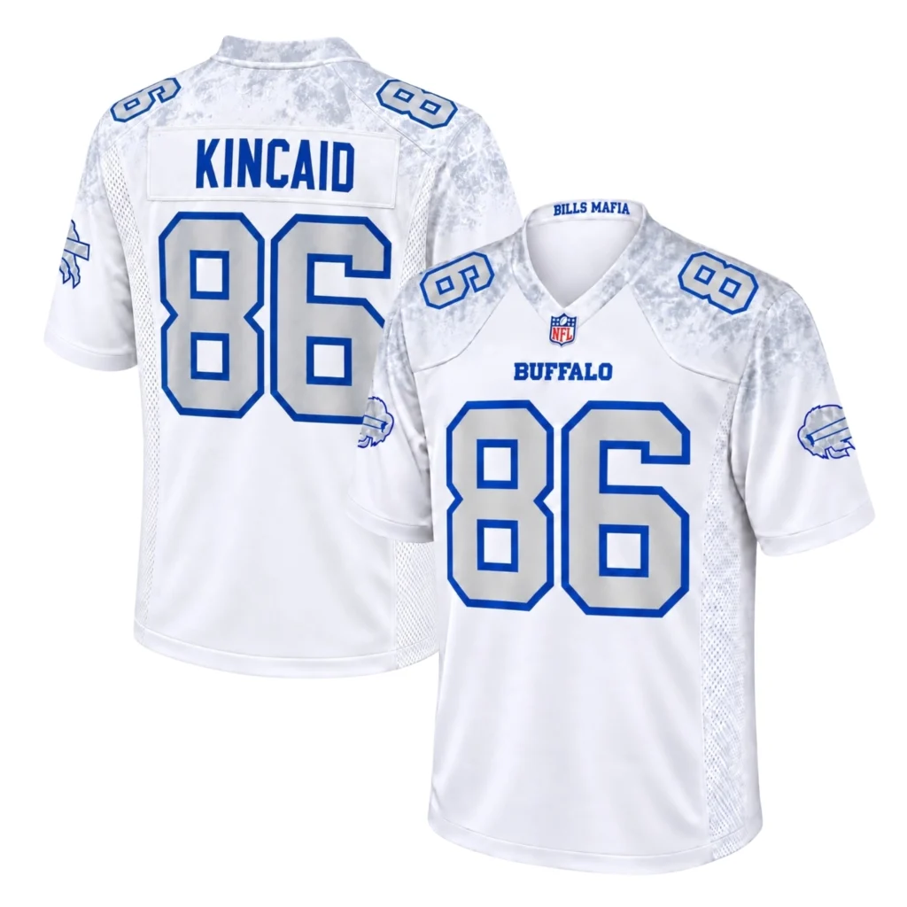 Men's Buffalo Bills Kincaid Jersey Powerful Rivalries Style