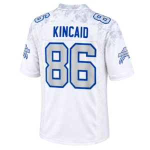 Men's Buffalo Bills Kincaid Jersey Powerful Rivalries Style
