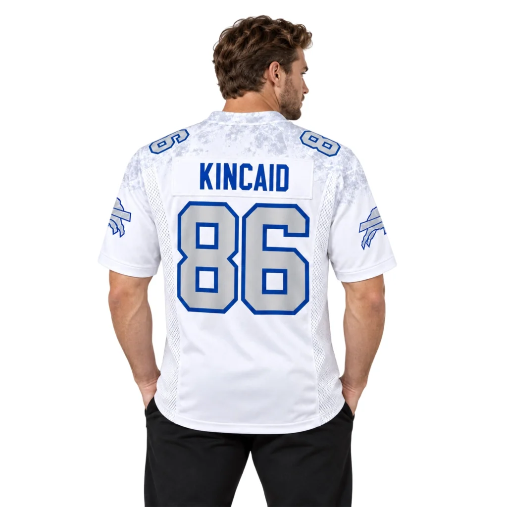 Men's Buffalo Bills Kincaid Jersey Powerful Rivalries Style