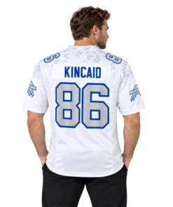 Men's Buffalo Bills Kincaid Jersey Powerful Rivalries Style
