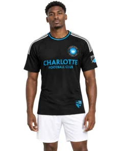 Men's Charlotte FC Black Jersey Custom Player Elite Style