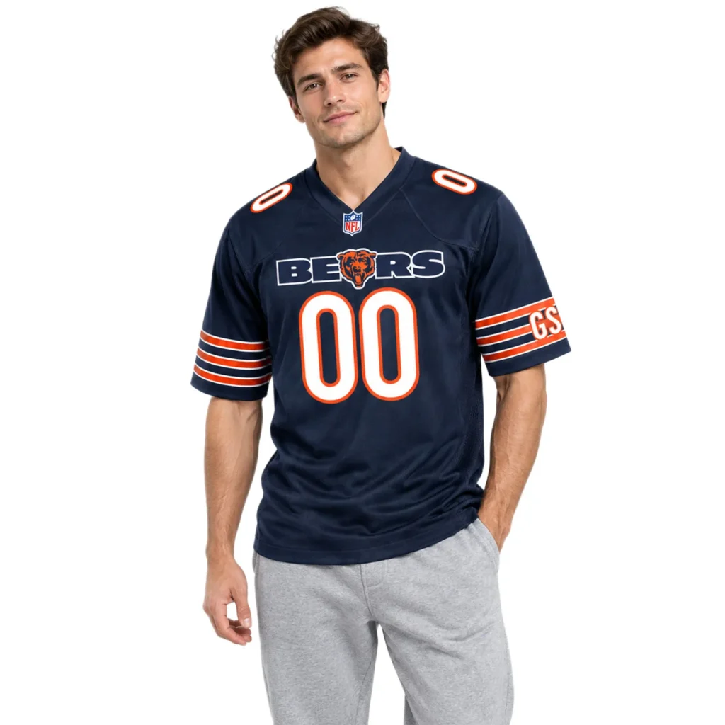 Men's Chicago Bears Jerseys Custom Bold Fan Apparel