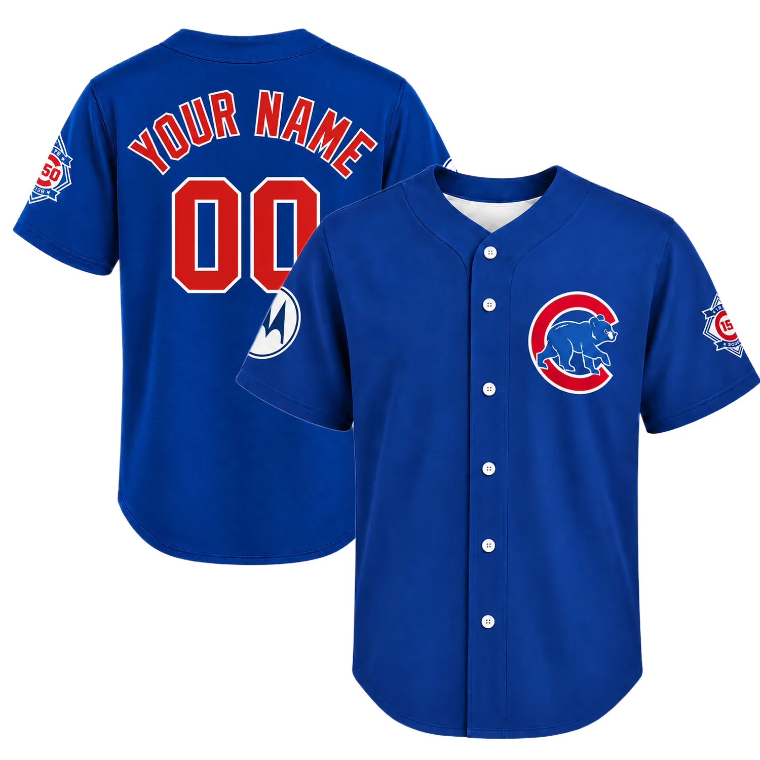 Men's Chicago Cubs Alternate Jersey Custom Jersey Stunning Big & Tall