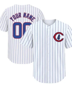 Men's Chicago Cubs Throwback Jersey Custom Outstanding