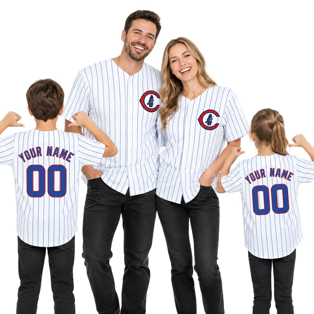 Men's Chicago Cubs Throwback Jersey Custom Outstanding