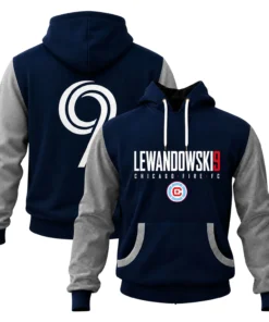 Men's Chicago Fire Lewandowski Hoodie Bold Fanwear