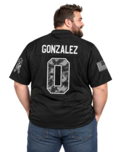 Men's Christian Gonzalez Patriots Jersey Bold Black 2026 Salute