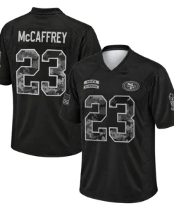 Men's Christian McCaffrey 49ers Jersey Bold 2026 Salute