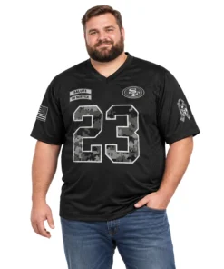 Men's Christian McCaffrey 49ers Jersey Bold 2026 Salute